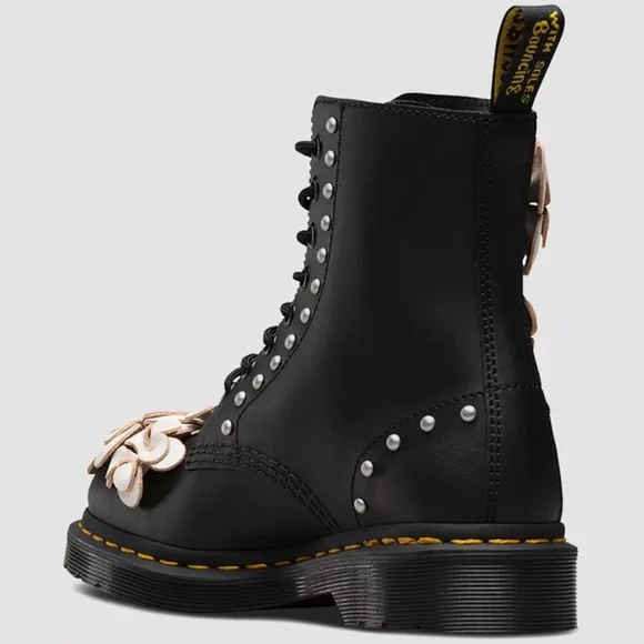 Dr. Martens Women's 1460 Pascal LIMITED EDITION 3D Flowers US 7 RARE & Unique!! - Picture 5 of 12